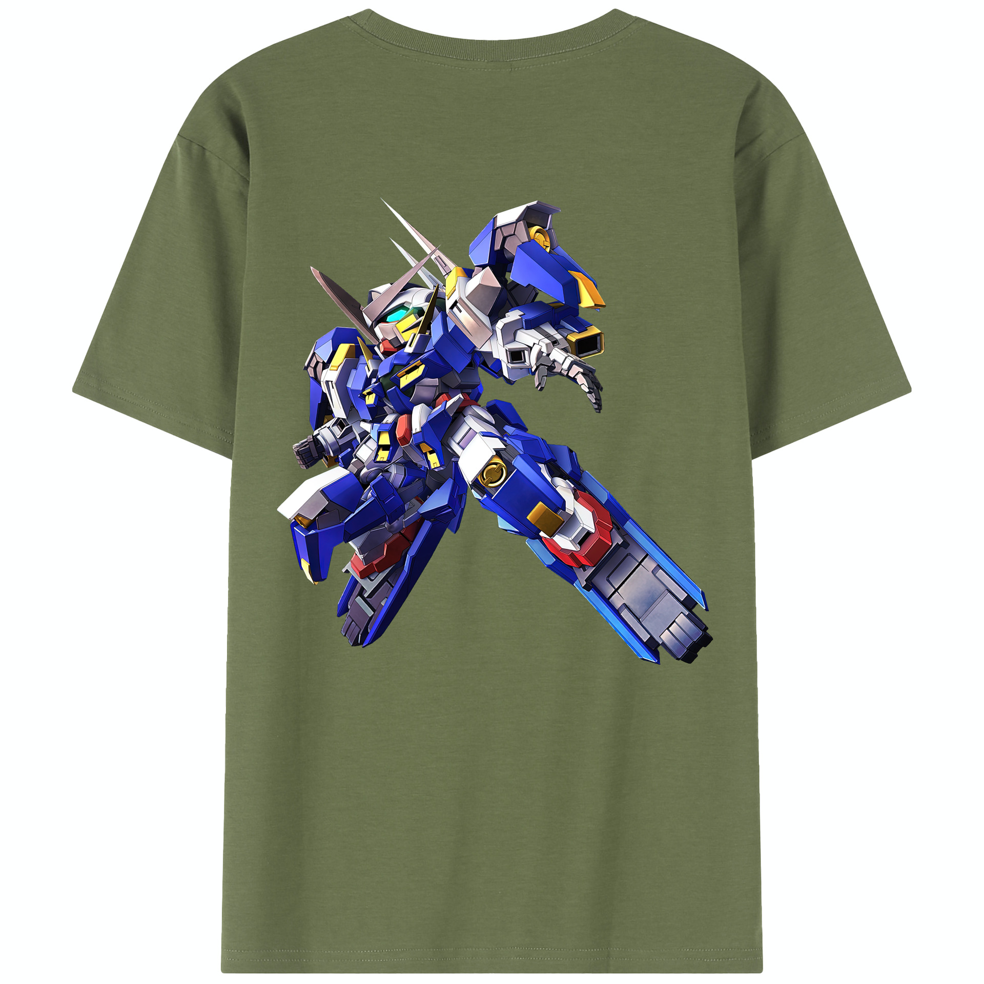 （画像用） 機動戦士ガンダム Mobile Suit Gundam 綿100％半袖Tシャツ（背面プリント）